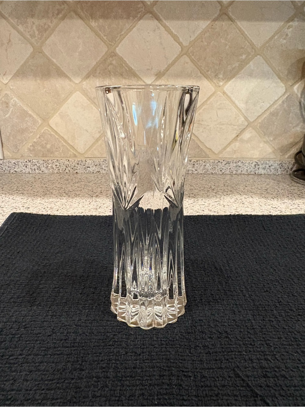 Vintage Princess House Royal Highlights Lead Crystal Bud Vase (#871)